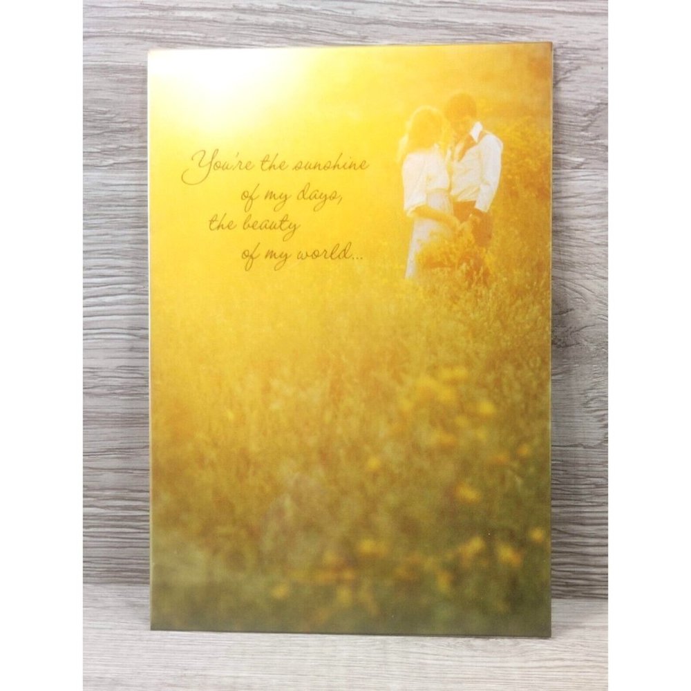 Lovers Romance Vintage Greeting Card The Love of My Life Gift for Her for Him